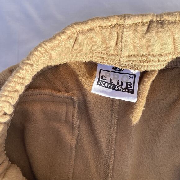Pro Club Heavy Weight Sweatpants Mens Medium Brown Cargo Pants - Picture 6 of 7